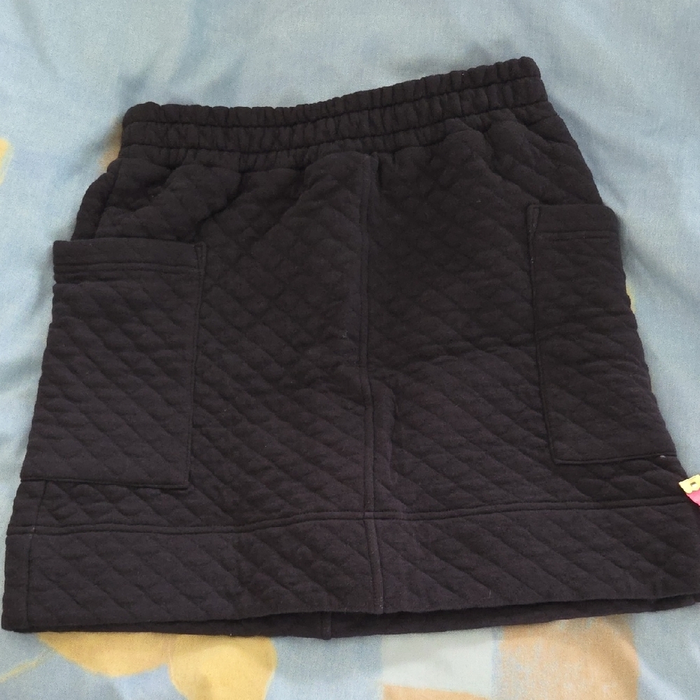 Smash + Tess Quilted Black Skirt